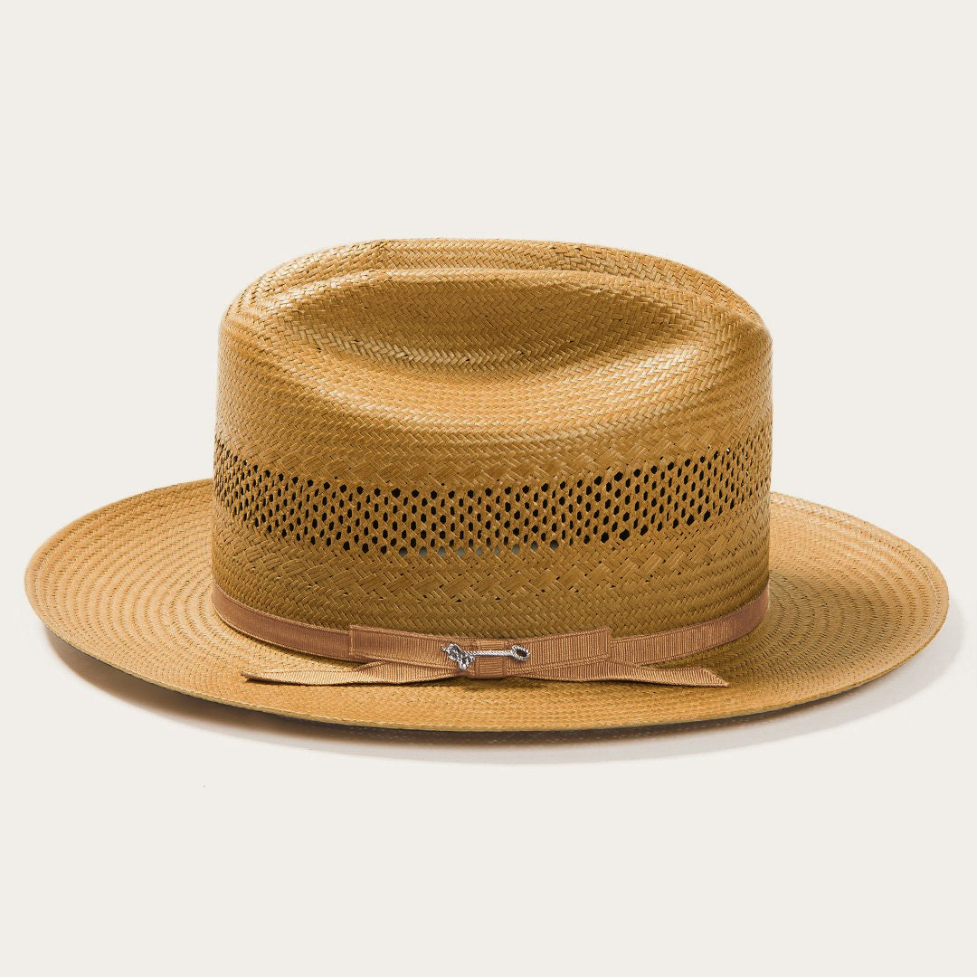 Open Road Vented Straw Cowboy Hat | Stetson Cognac
