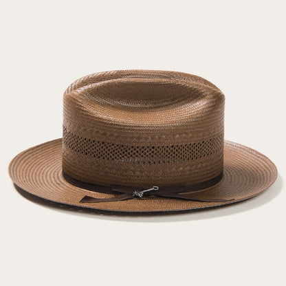 Open Road Vented Straw Cowboy Hat | Stetson Chocolate