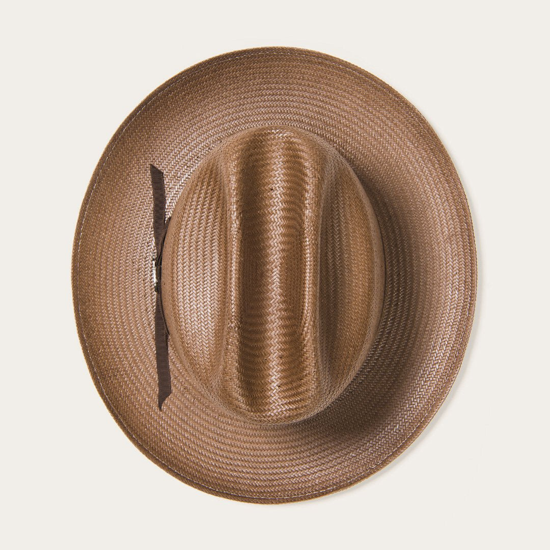 Open Road Vented Straw Cowboy Hat | Stetson Chocolate