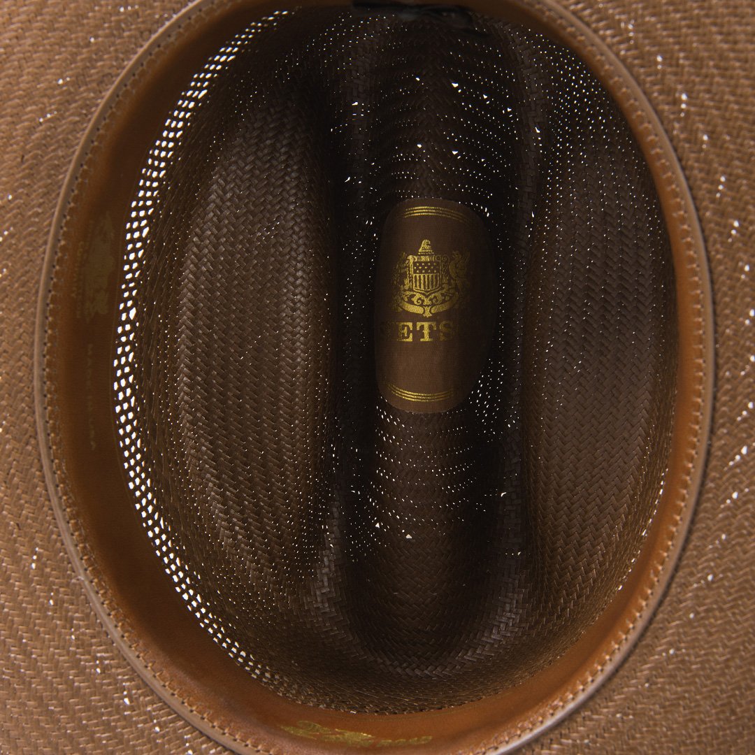 Open Road Vented Straw Cowboy Hat | Stetson Chocolate