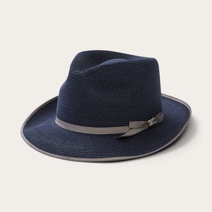 Stratoliner Hemp Fedora | Stetson Navy