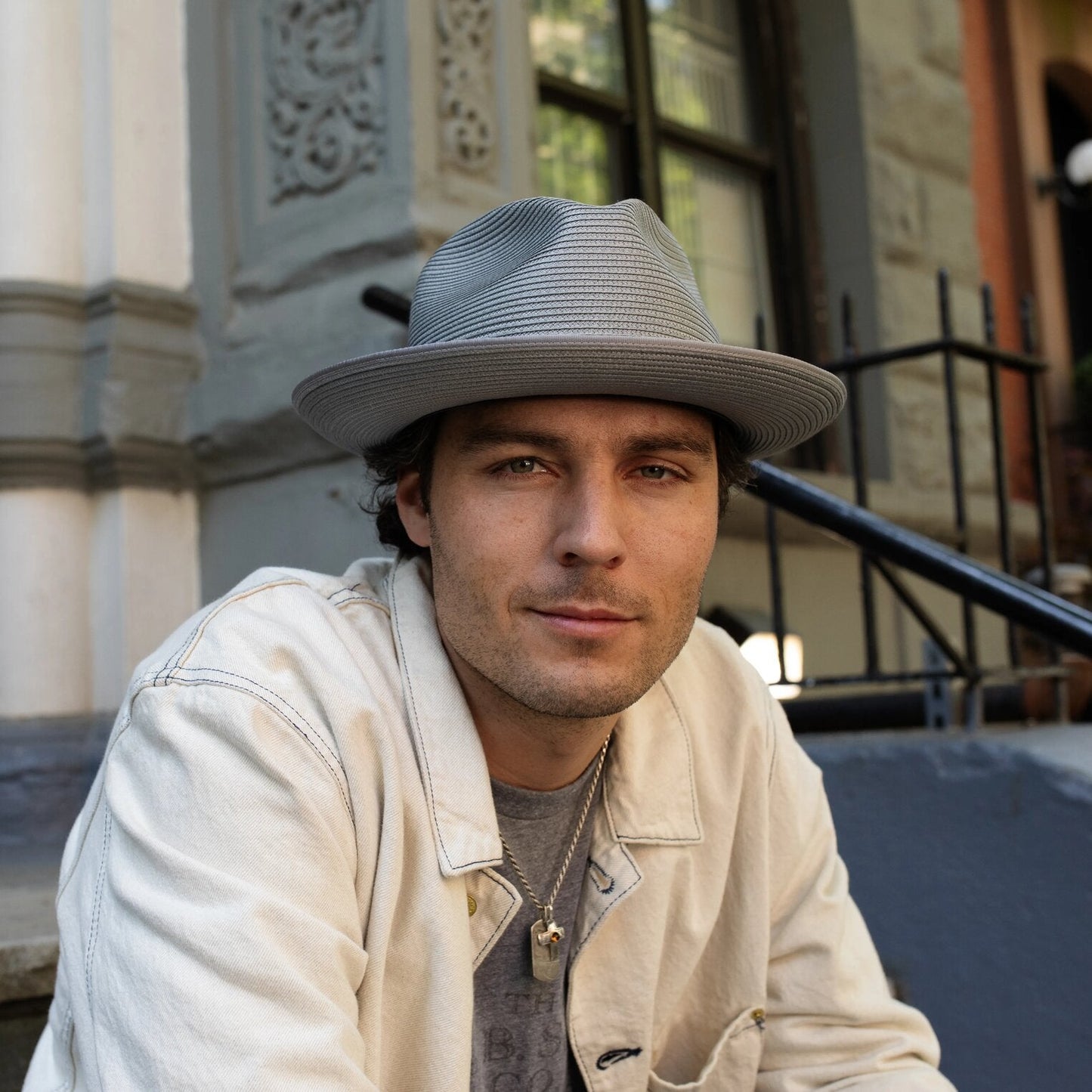 Stratoliner Milan Fedora | Stetson Grey