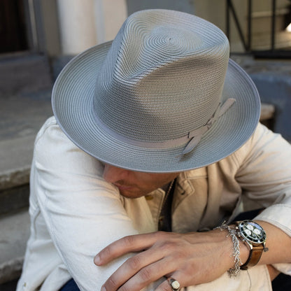 Stratoliner Milan Fedora | Stetson Grey