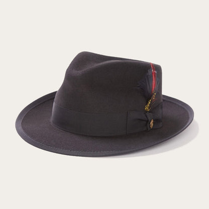Whippet Wool Fedora | Stetson Black