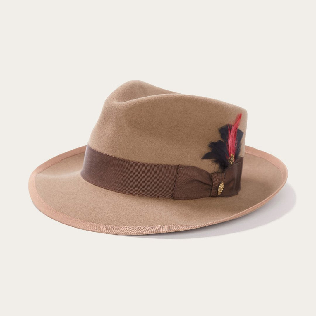 Whippet Wool Fedora | Stetson Camel