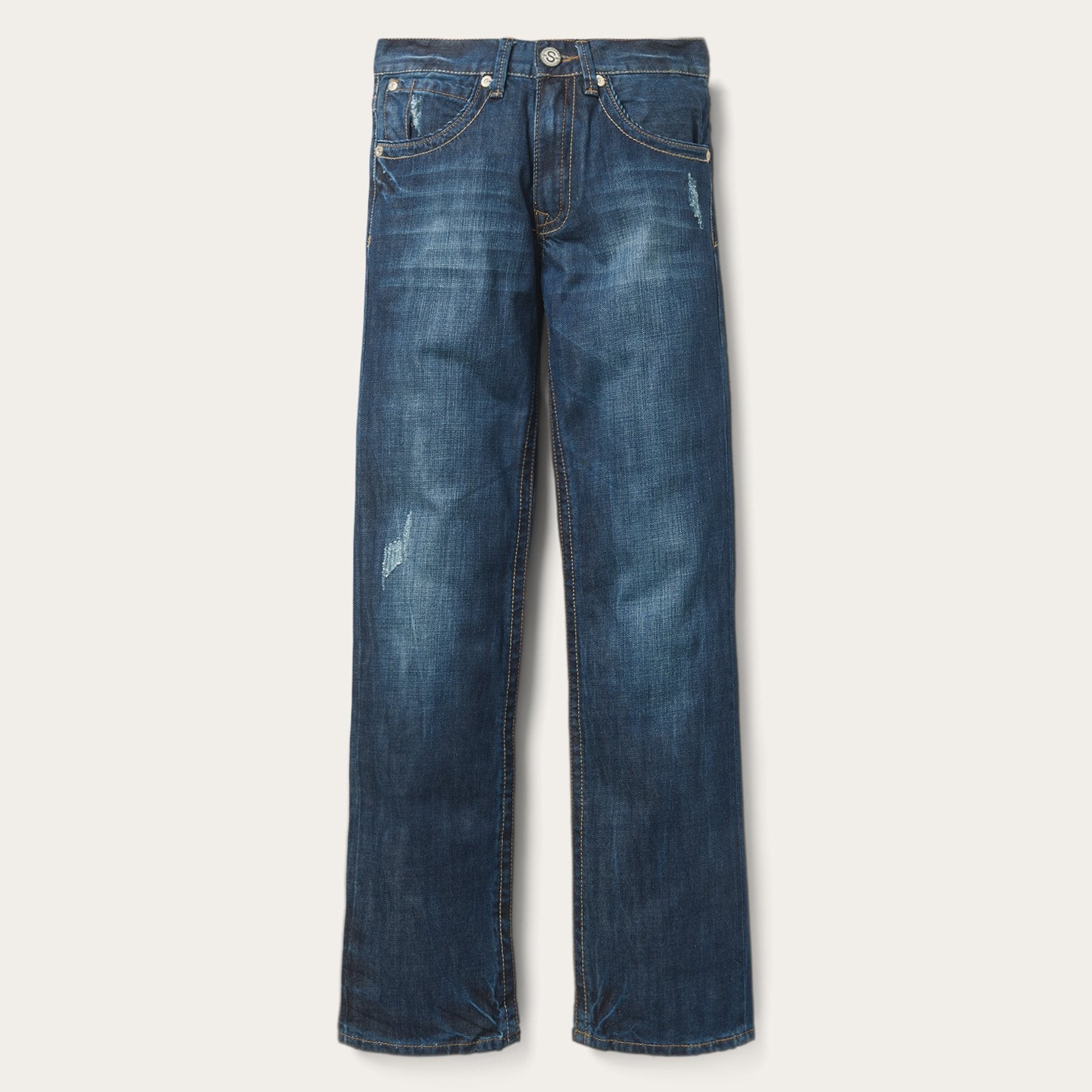1312 Fit Jeans With Back Pocket Detail | Stetson Blue