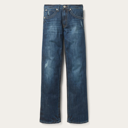 1312 Fit Jeans With Back Pocket Detail | Stetson Blue