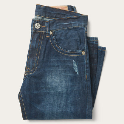 1312 Fit Jeans With Back Pocket Detail | Stetson Blue