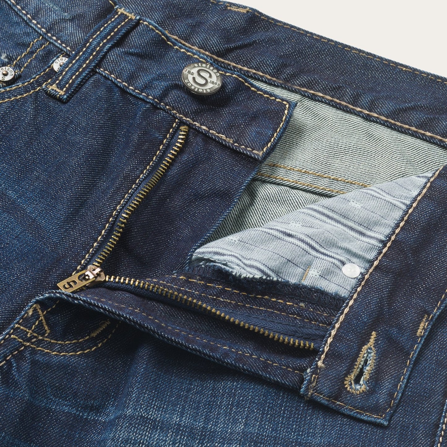 1312 Fit Destructed Jeans | Stetson Blue