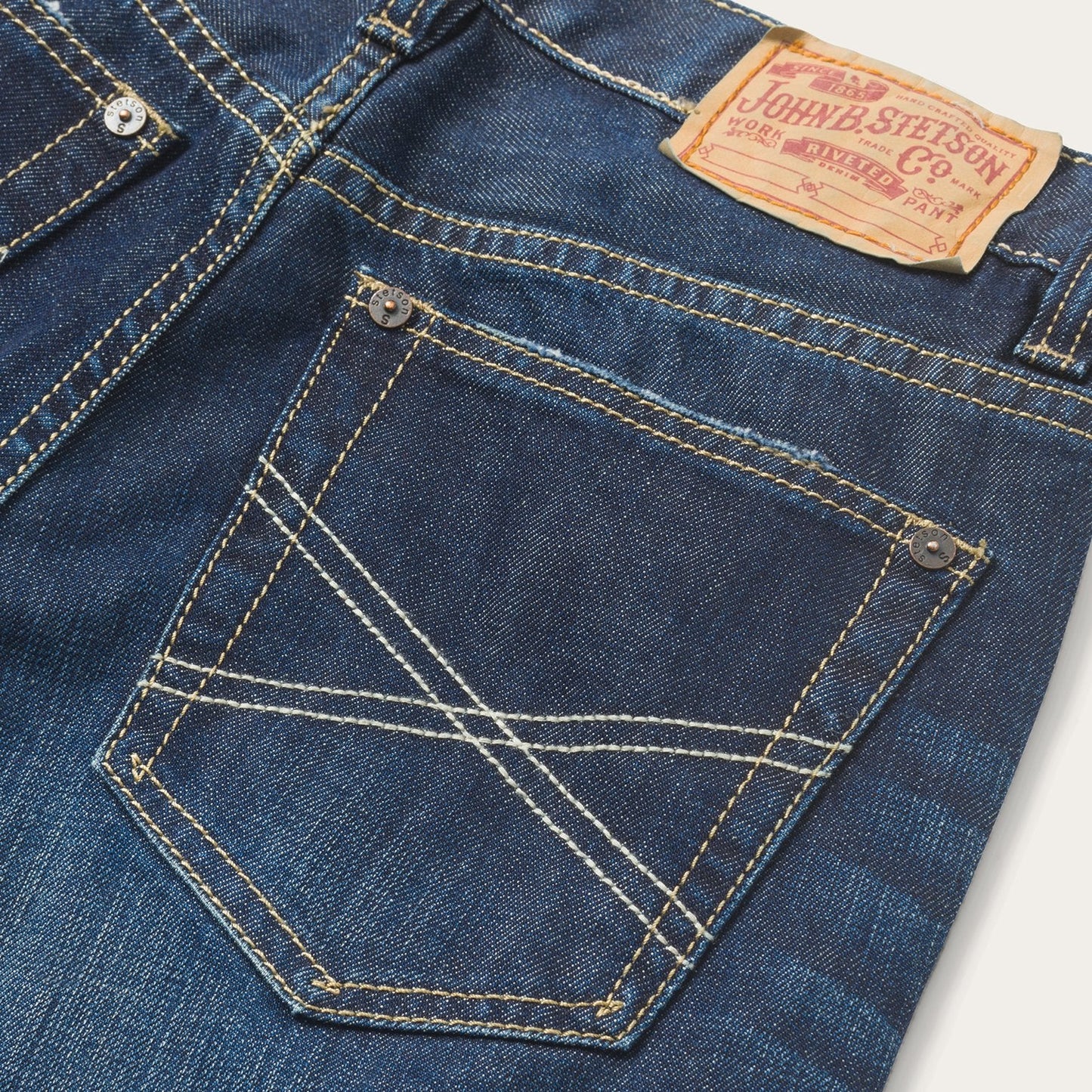 1312 Fit Destructed Jeans | Stetson Blue