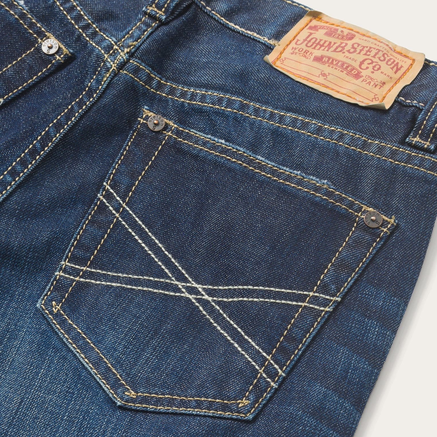 1312 Fit Destructed Jeans | Stetson Blue