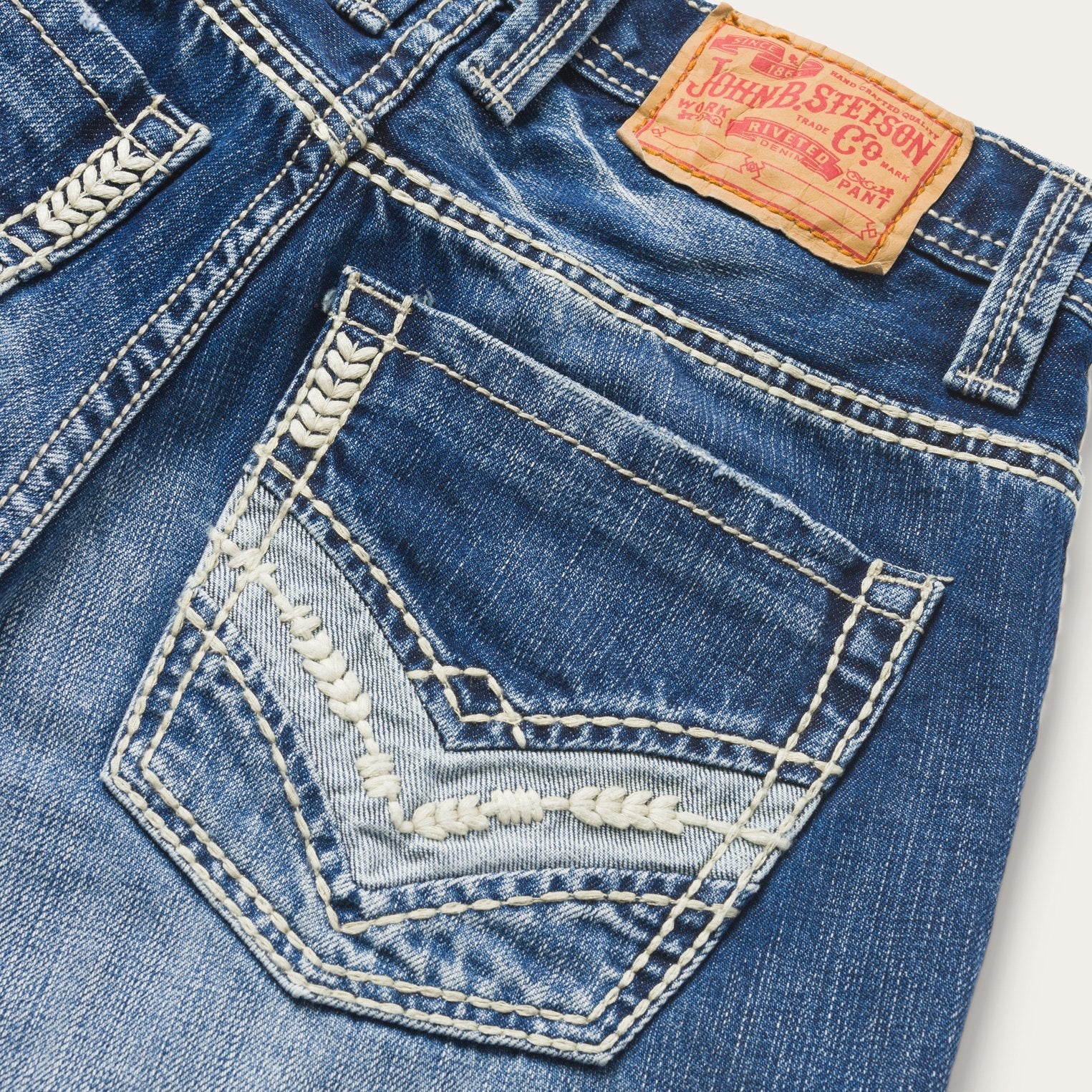 1312 Fit Light Wash Jeans | Stetson Blue