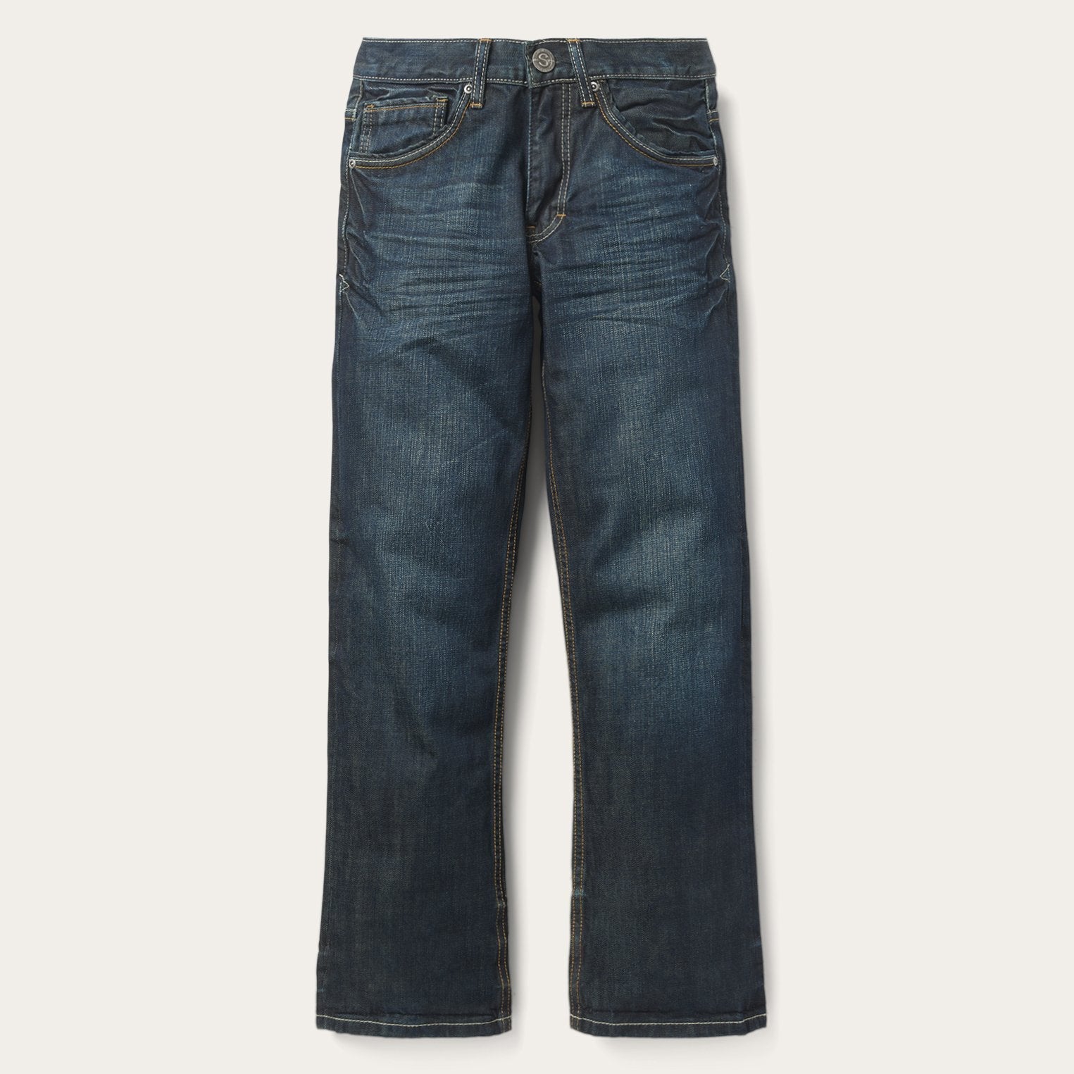 1312 Fit Jeans With a Pieced Back Pocket | Stetson Blue