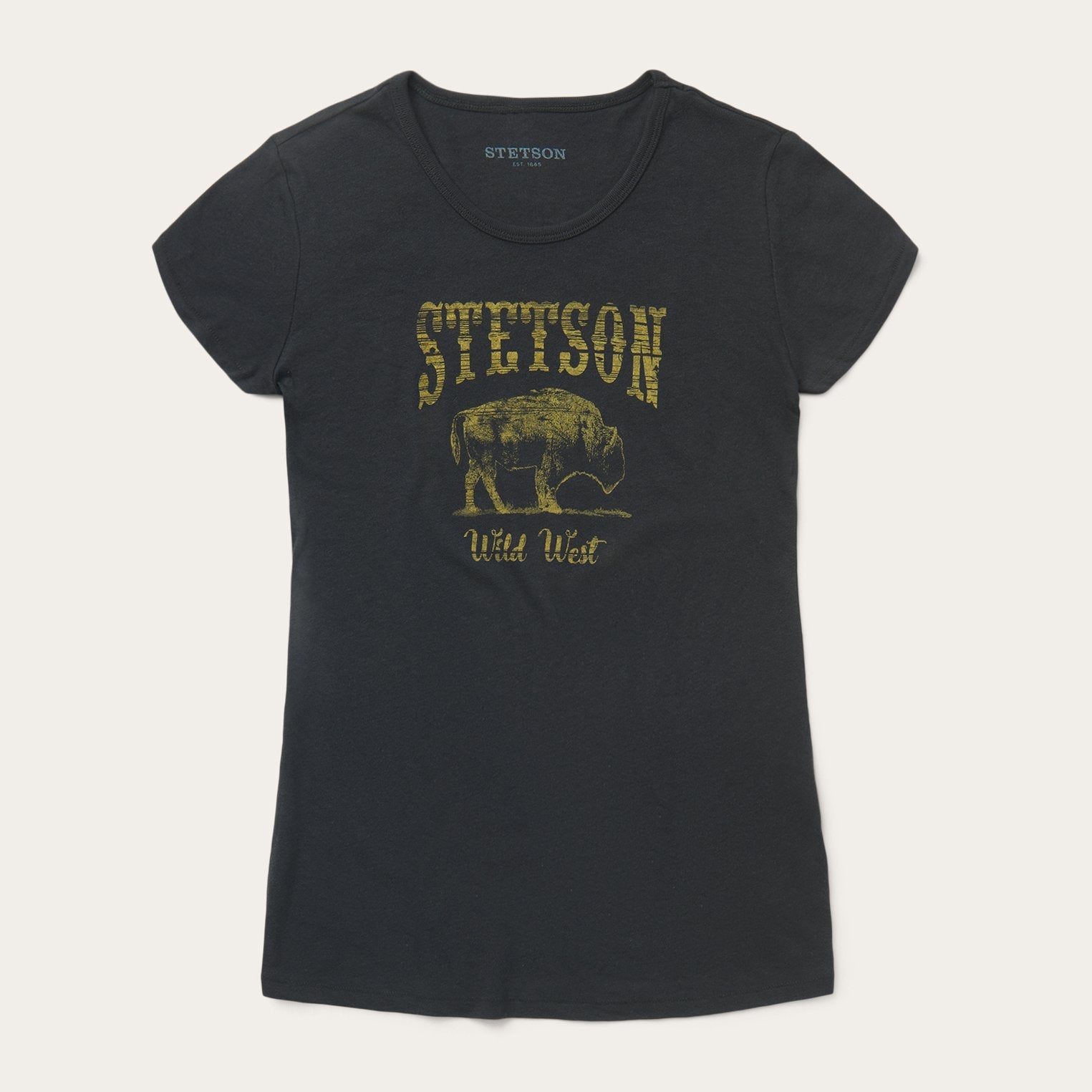Bison Graphic Tee | Stetson Black