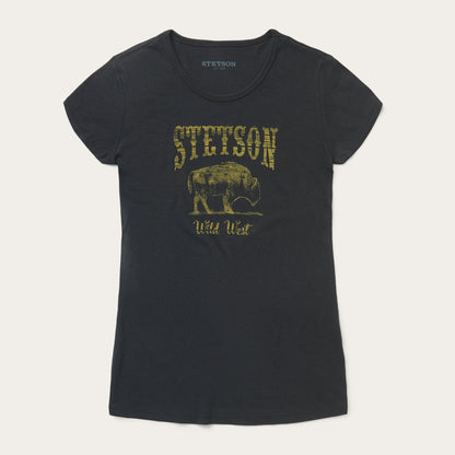Bison Graphic Tee | Stetson Black
