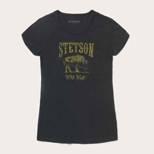 Bison Graphic Tee | Stetson Black