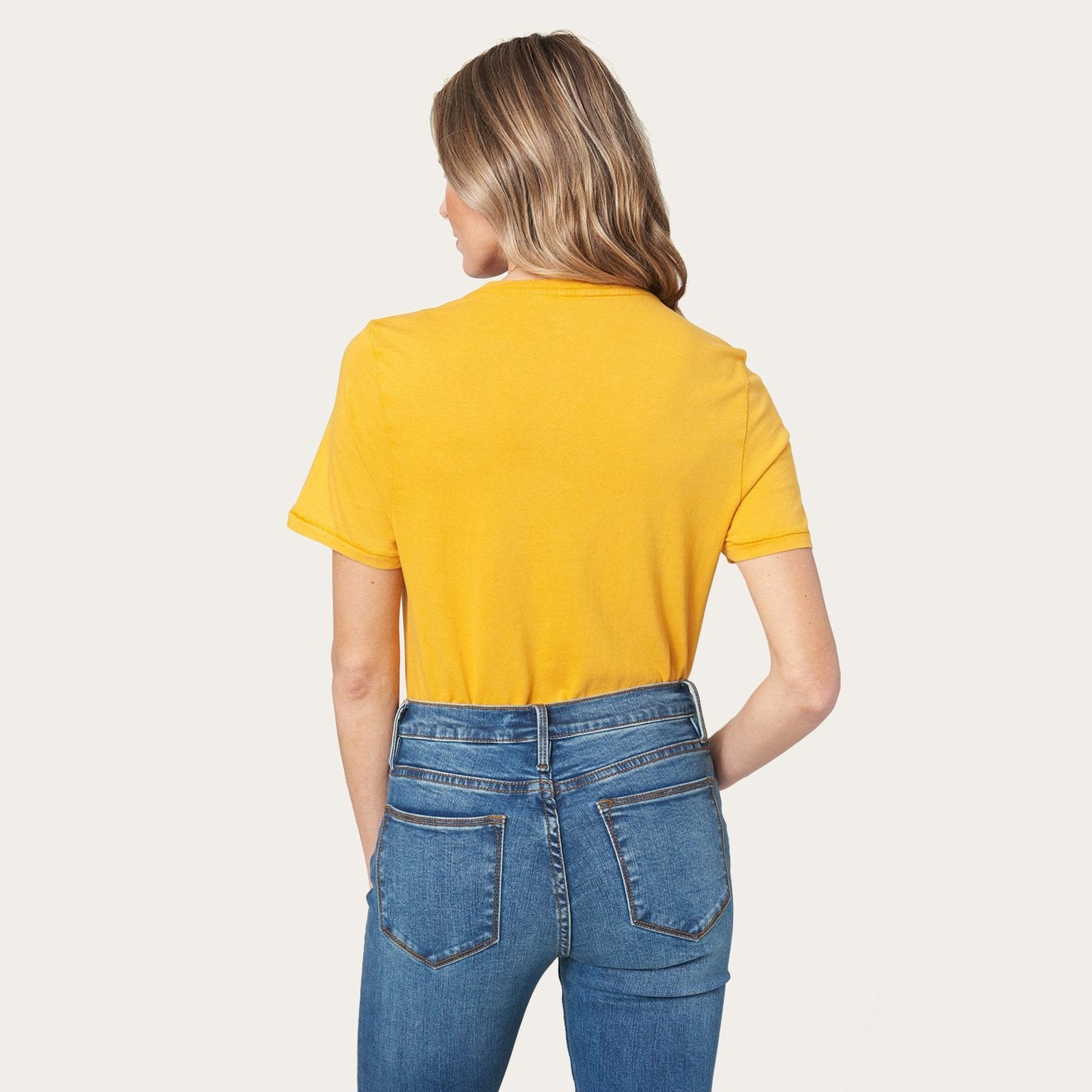 Hold Your Horses Graphic Tee | Stetson Yellow