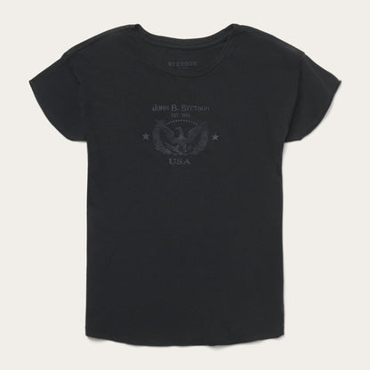 John B. Stetson Eagle Graphic Tee | Stetson Black