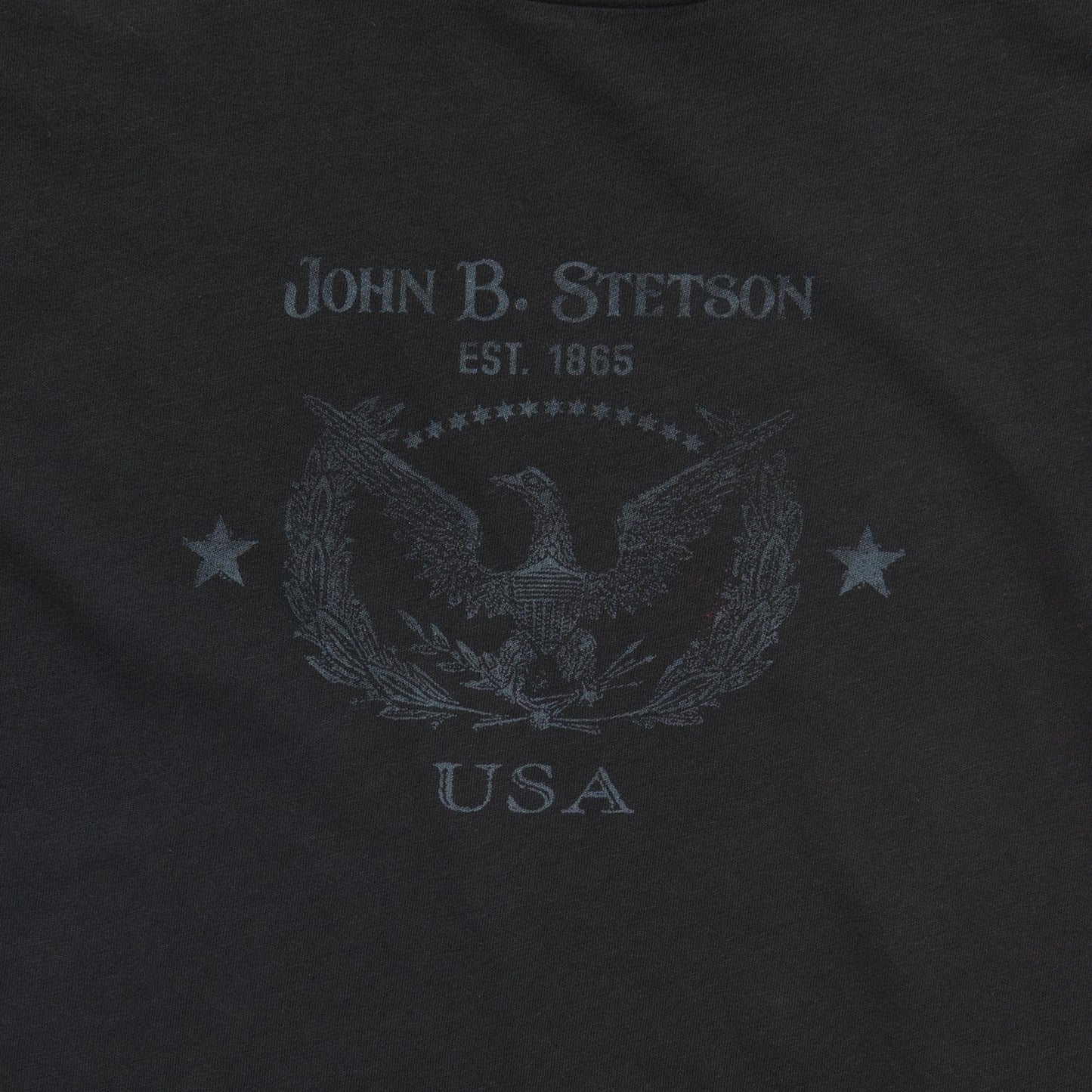 John B. Stetson Eagle Graphic Tee | Stetson Black