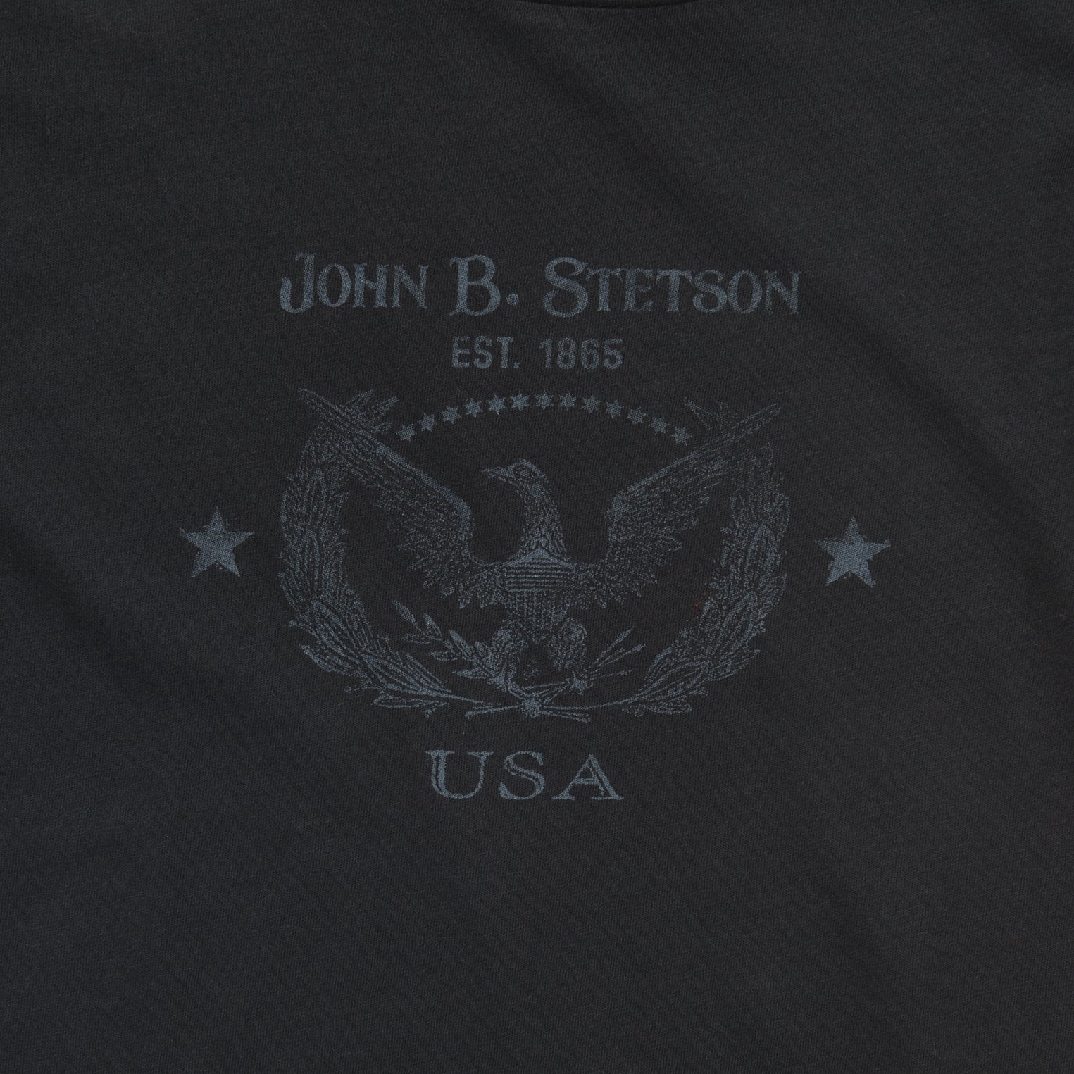 John B. Stetson Eagle Graphic Tee | Stetson Black