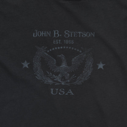 John B. Stetson Eagle Graphic Tee | Stetson Black