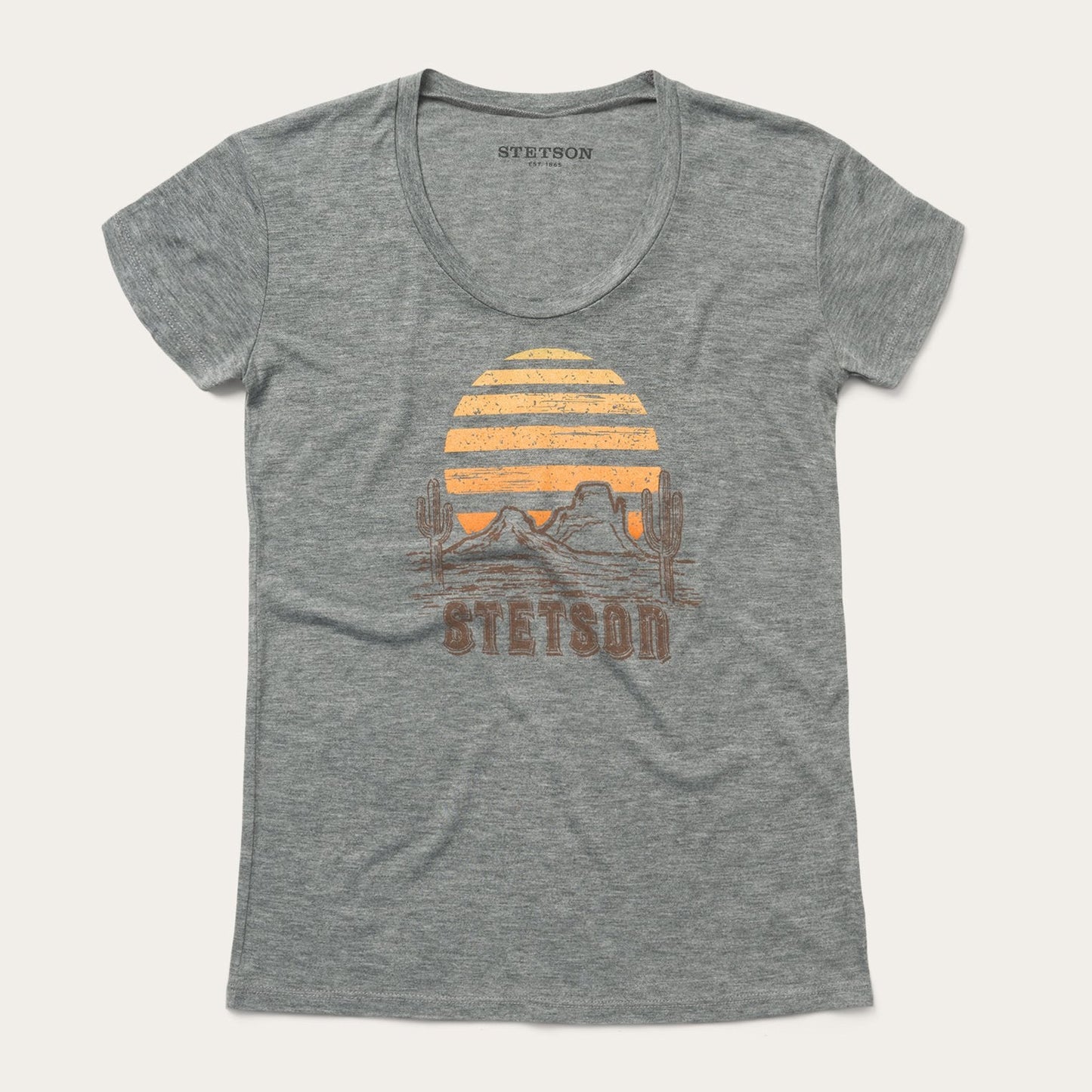 Sunset Graphic Tee | Stetson Grey