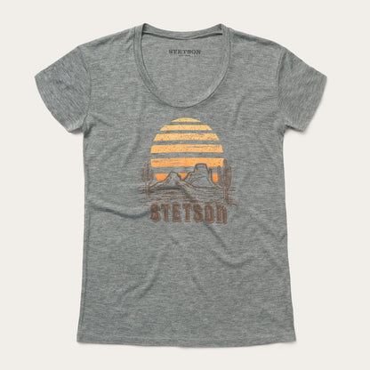 Sunset Graphic Tee | Stetson Grey