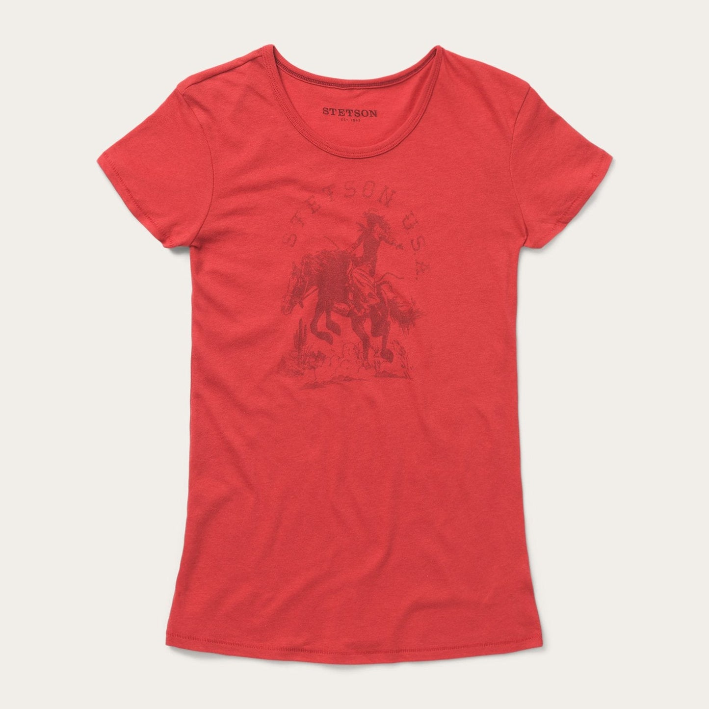 Cowgirl Graphic Tee | Stetson Red