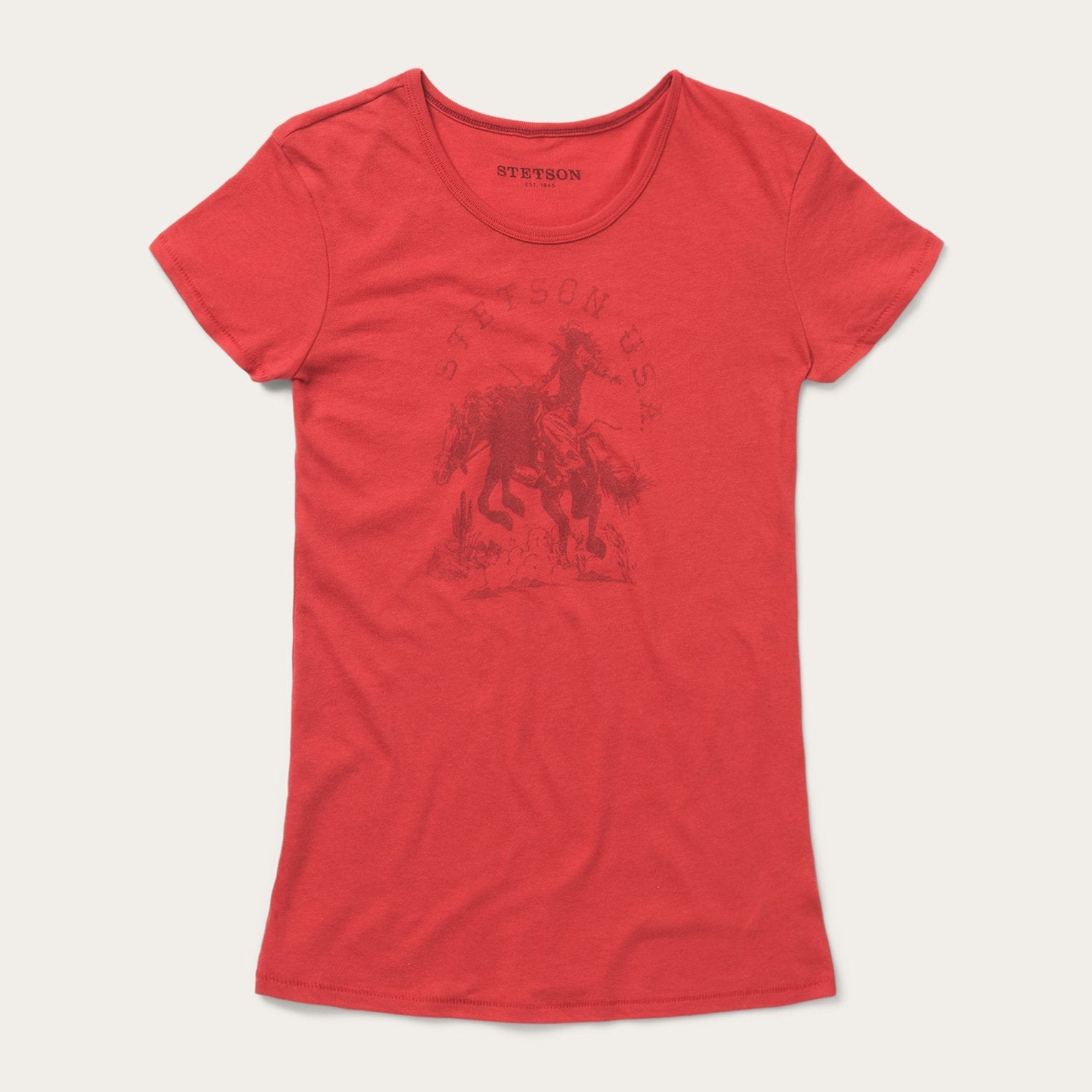 Cowgirl Graphic Tee | Stetson Red