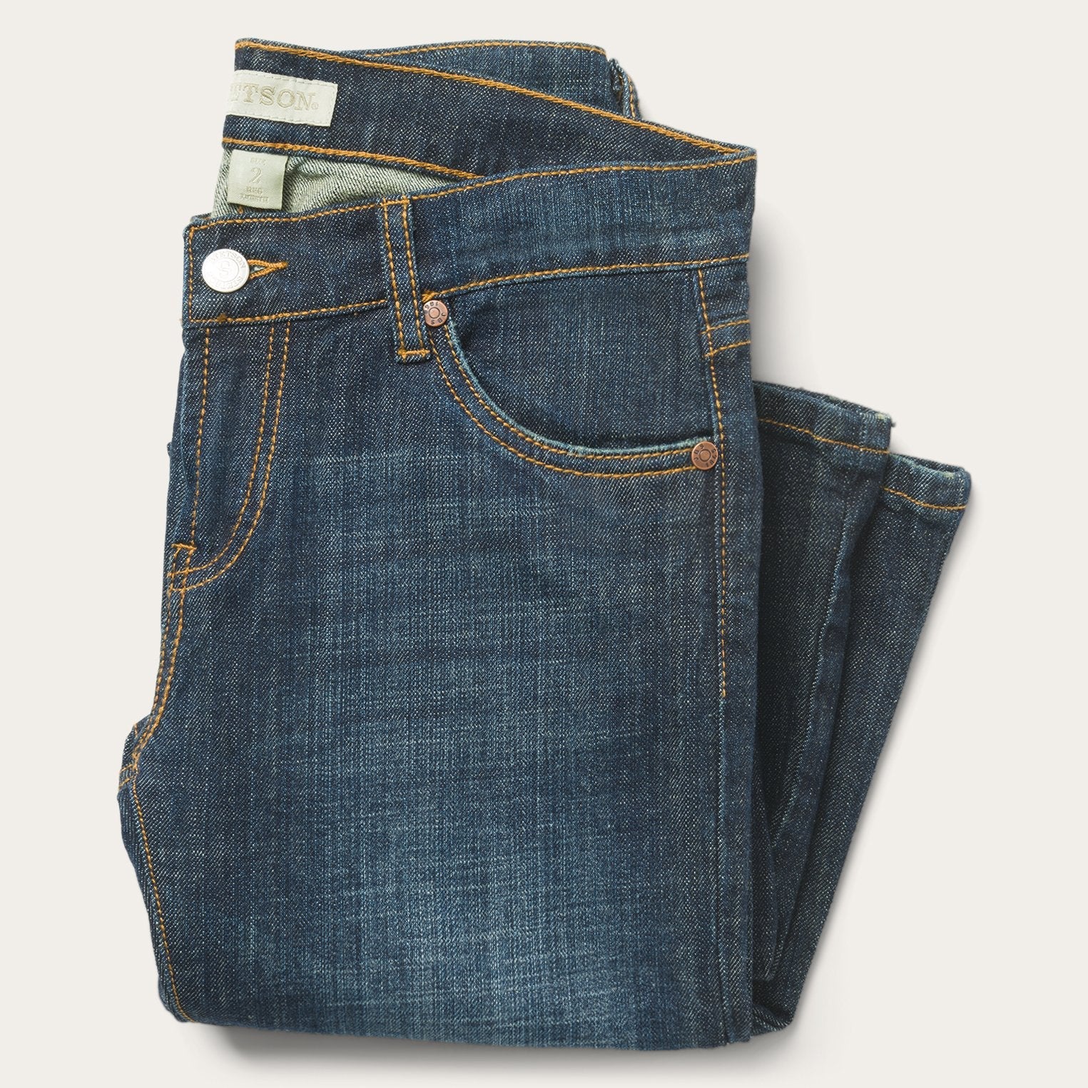 816 Classic Boot Cut Jeans In Dark Wash | Stetson Blue