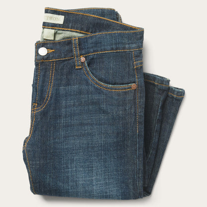 816 Classic Boot Cut Jeans In Dark Wash | Stetson Blue