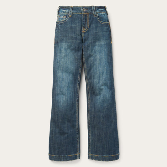 214 City Trouser Jeans In Medium Wash | Stetson Blue