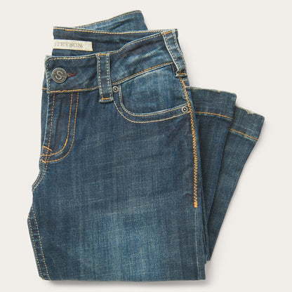 214 City Trouser Jeans In Medium Wash | Stetson Blue