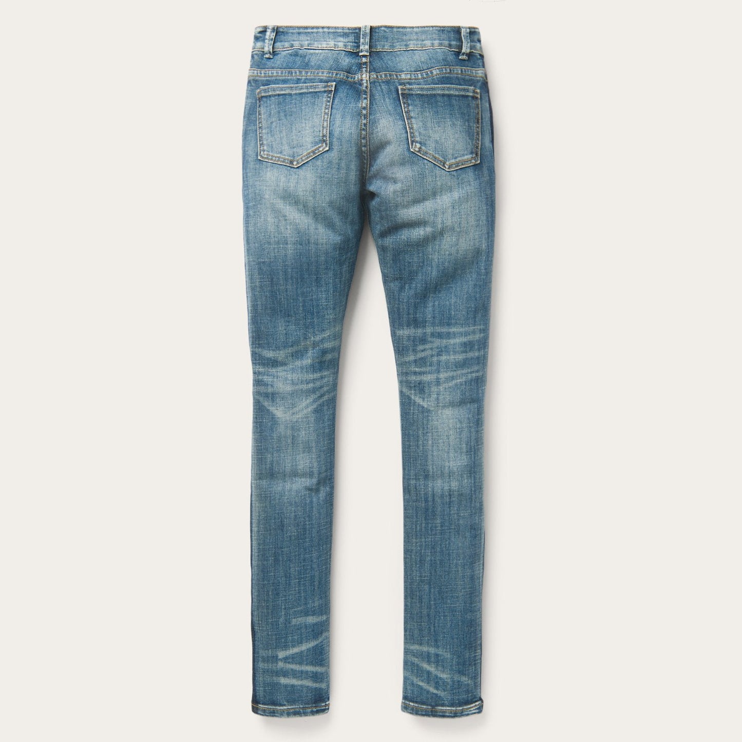 Skinny Fit Stripe Leg Jean | Stetson Blue