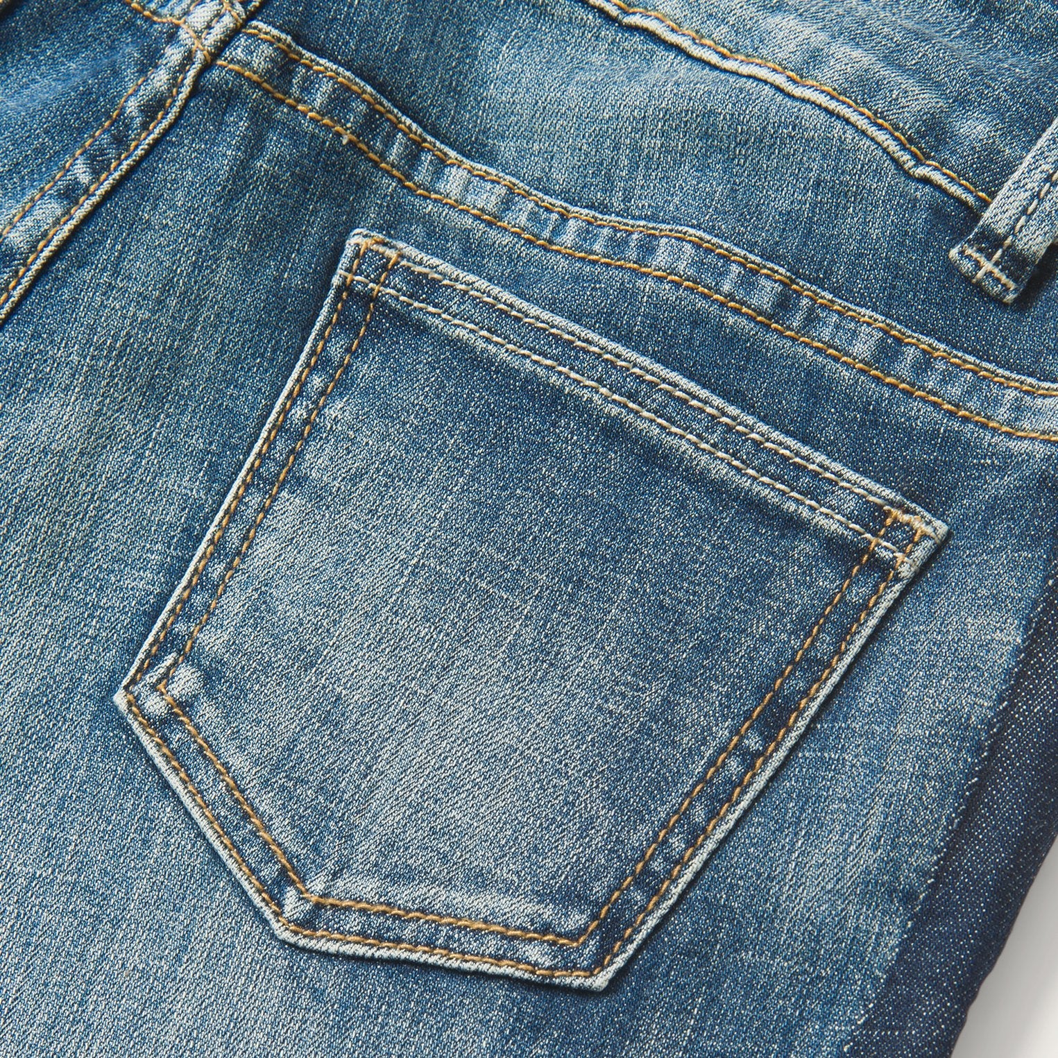 Skinny Fit Stripe Leg Jean | Stetson Blue