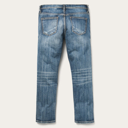 Ankle-Length Boyfriend Fit Jean | Stetson Blue