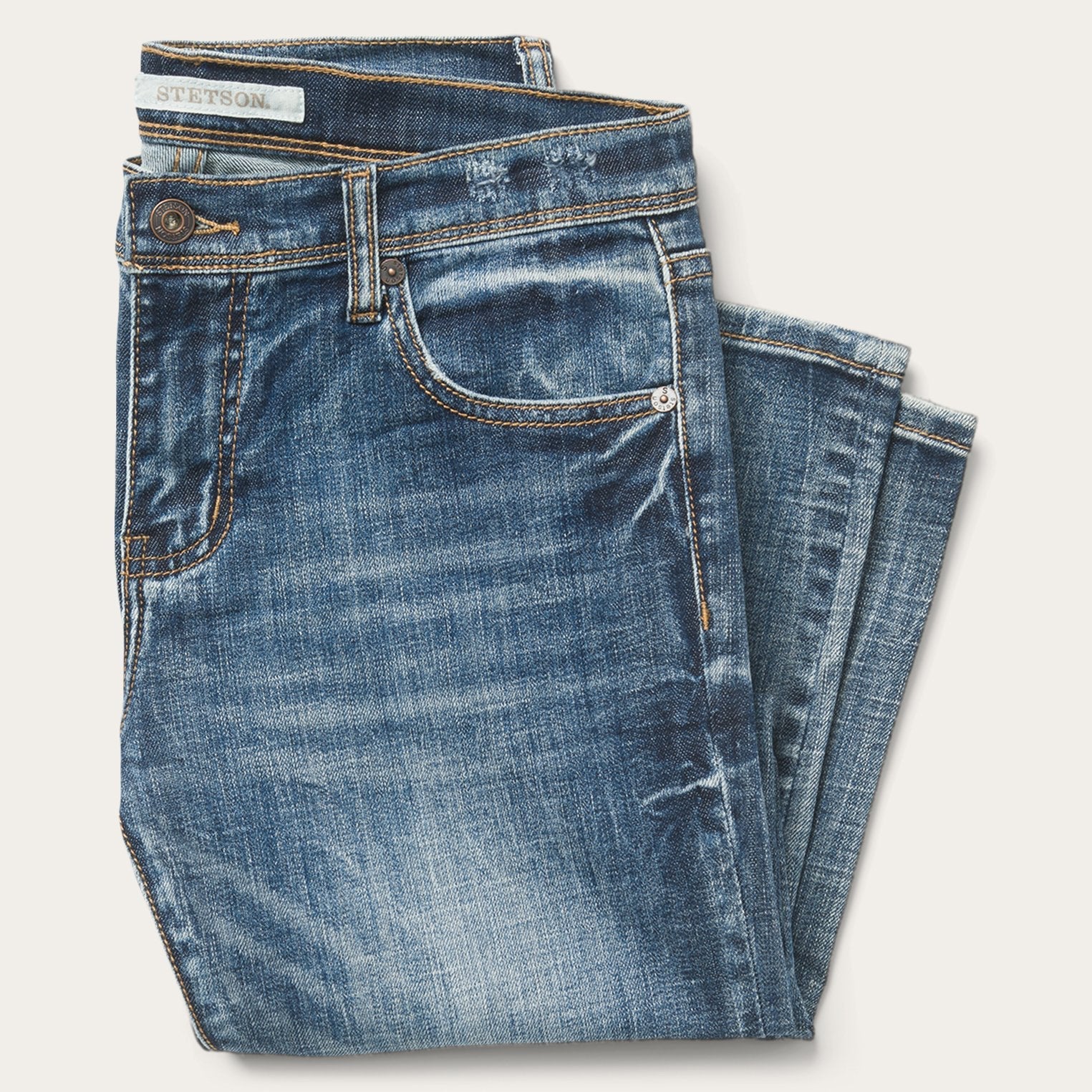Ankle-Length Boyfriend Fit Jean | Stetson Blue