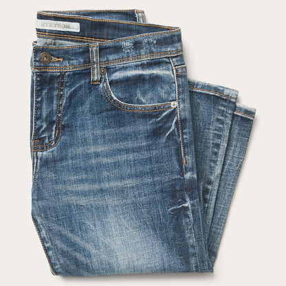 Ankle-Length Boyfriend Fit Jean | Stetson Blue