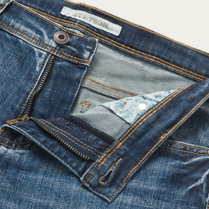 Ankle-Length Boyfriend Fit Jean | Stetson Blue