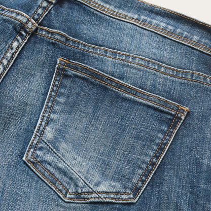 Ankle-Length Boyfriend Fit Jean | Stetson Blue