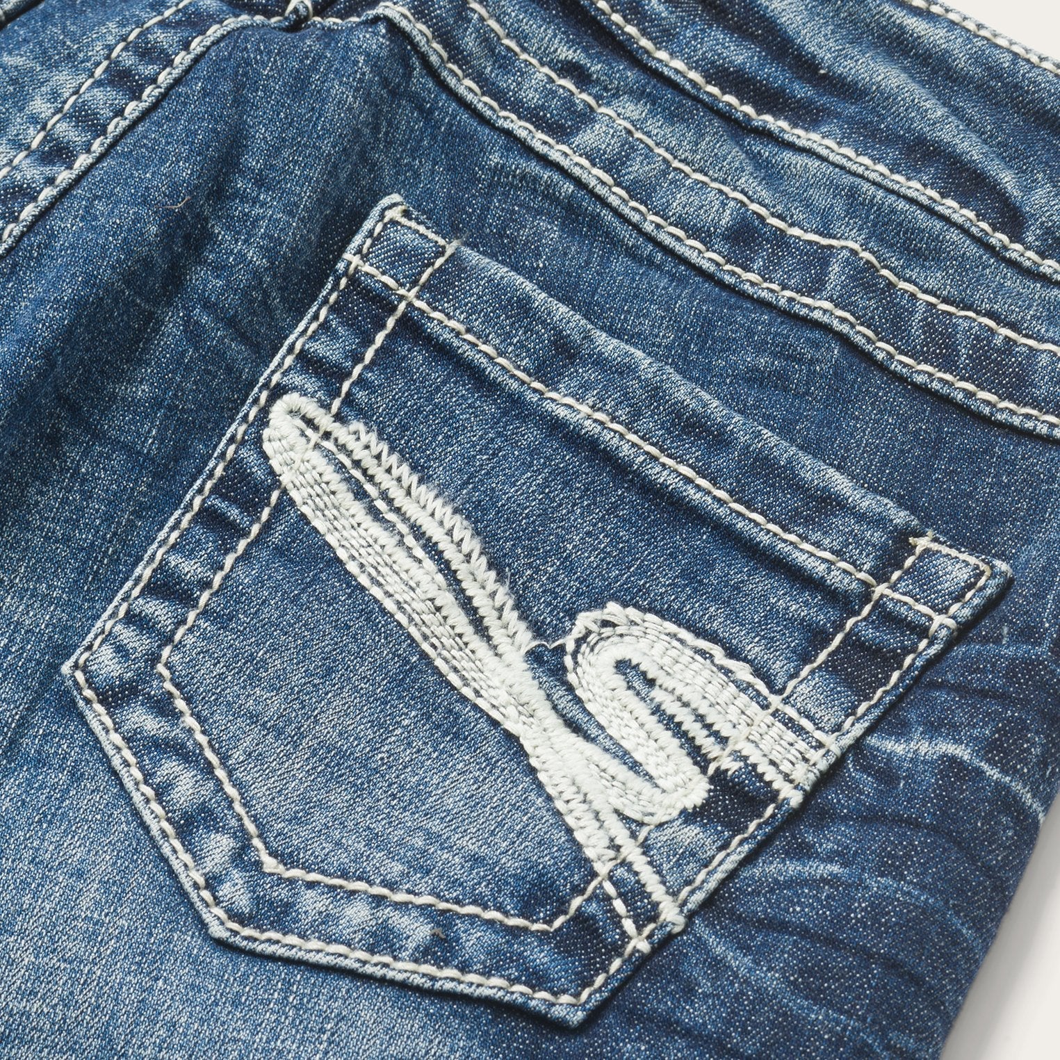 816 Fit Jeans With White "S" Back Pocket | Stetson Blue