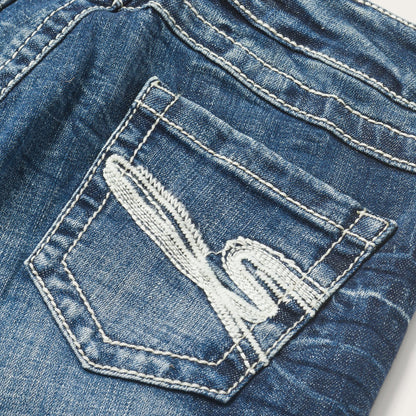 816 Fit Jeans With White "S" Back Pocket | Stetson Blue