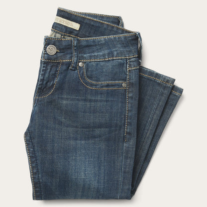 818 Bootcut Jean With "S" Back Pocket | Stetson Blue