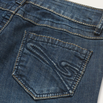818 Bootcut Jean With "S" Back Pocket | Stetson Blue