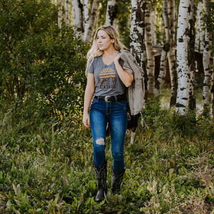 902 High Waist Slim Fit Jean | Stetson Blue