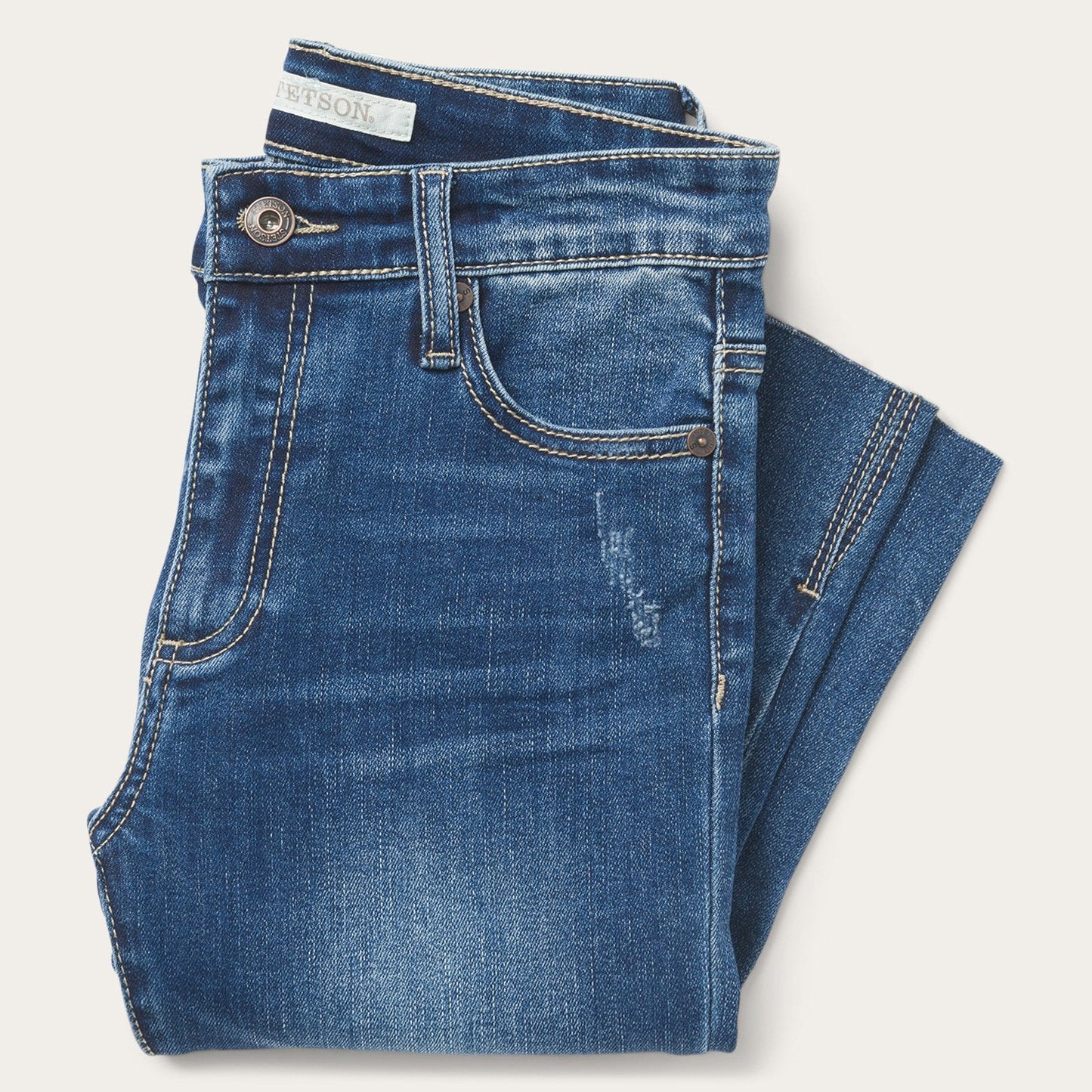 902 High Waist Slim Fit Jean | Stetson Blue