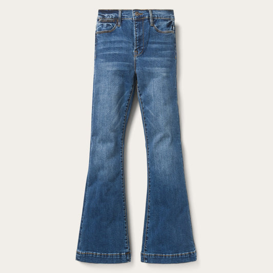 High Waist Flare Jean | Stetson Blue