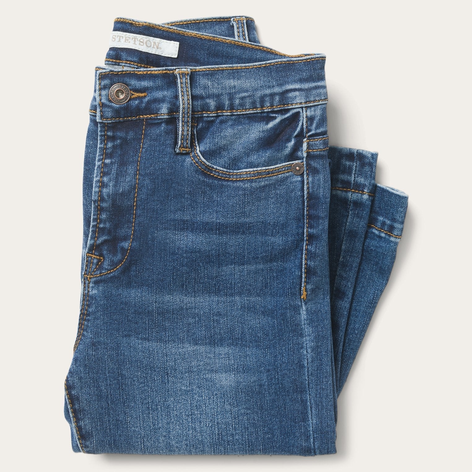 High Waist Flare Jean | Stetson Blue