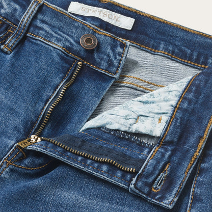 High Waist Flare Jean | Stetson Blue