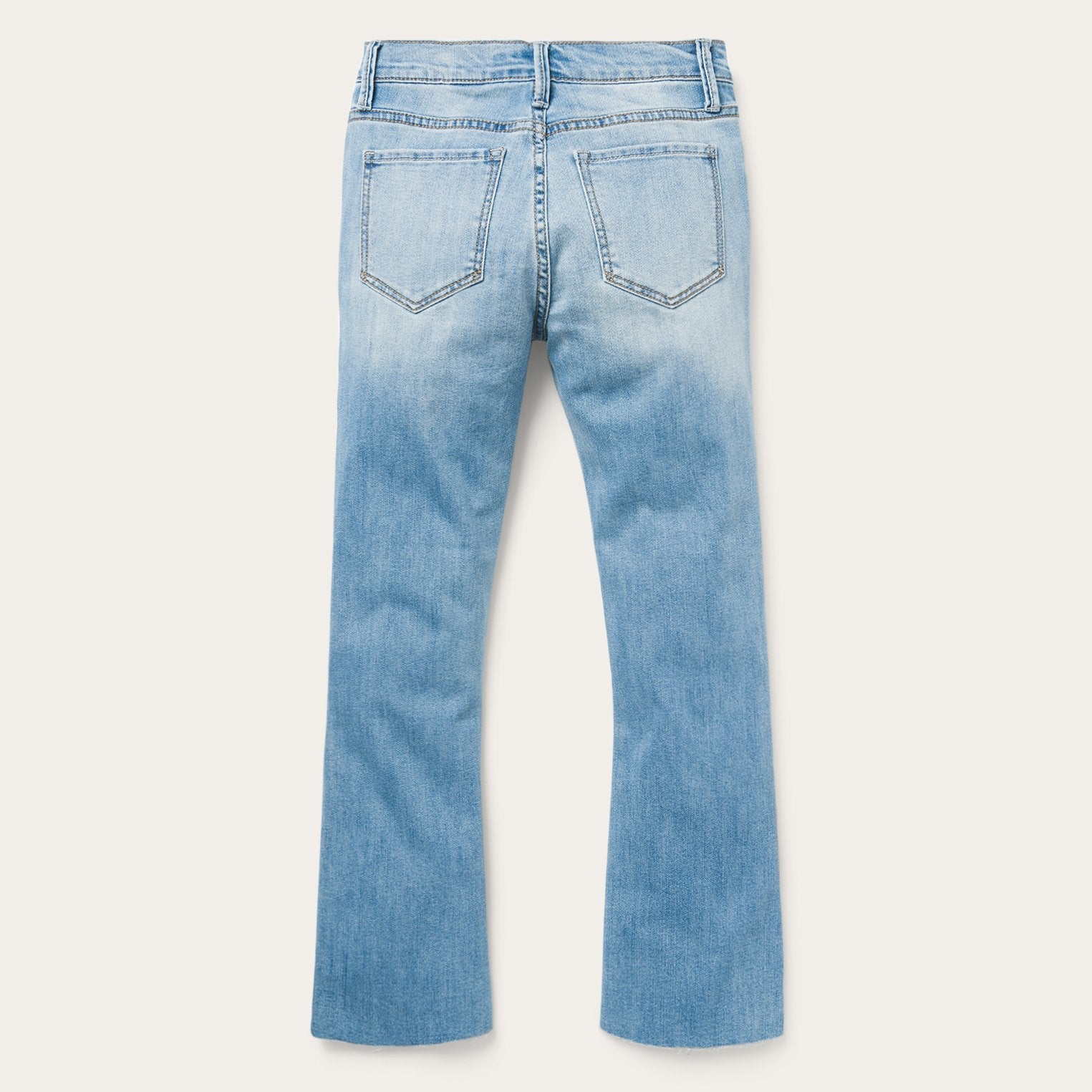 High Waist Flare Crop Jean | Stetson Blue